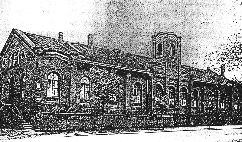 Historische Ansicht der Jahnturnhalle